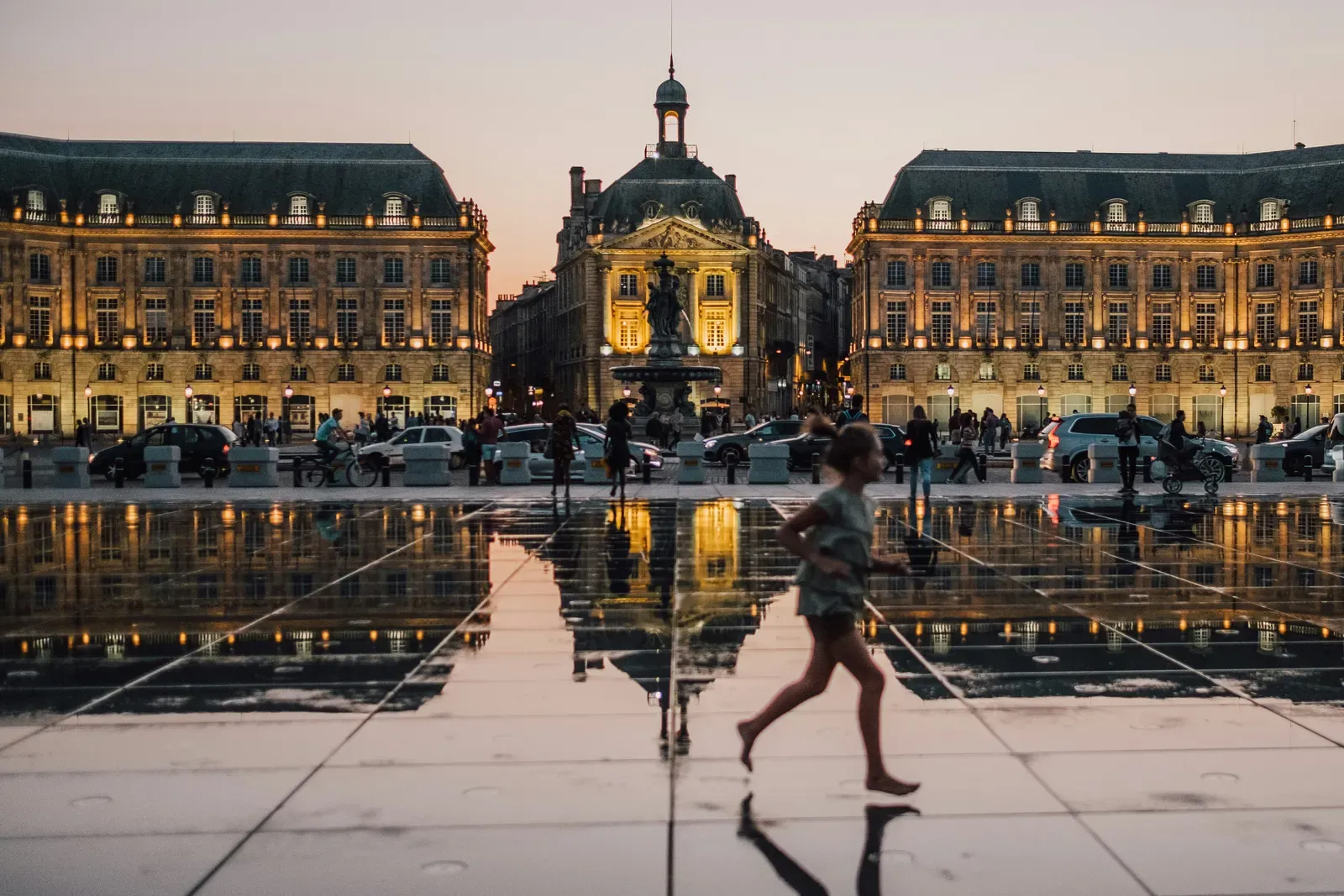 Place de la Bourse et miroir d'eau, Bordeaux